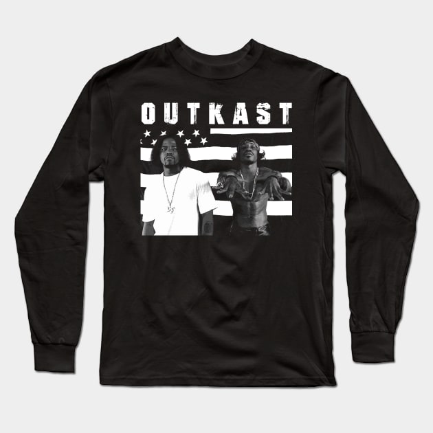 Outkast Icons Visual Chronicles of a Legendary Band Long Sleeve T-Shirt by Hayes Anita Blanchard